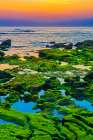 Sunset in Bali, Indonesia, a tropical paradise. Art Print